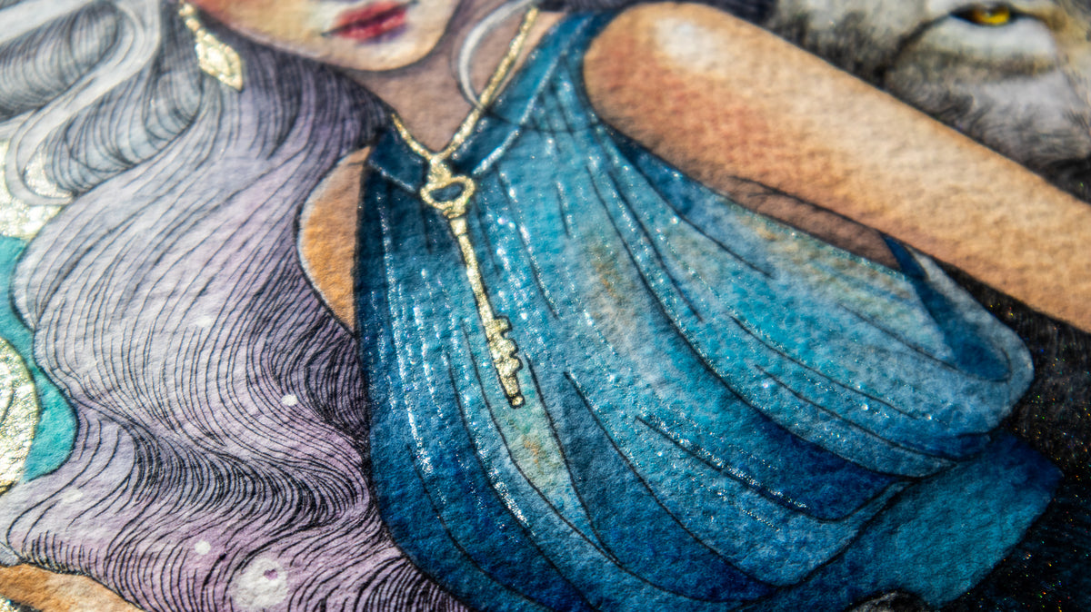 Hekate – Original Watercolor Painting