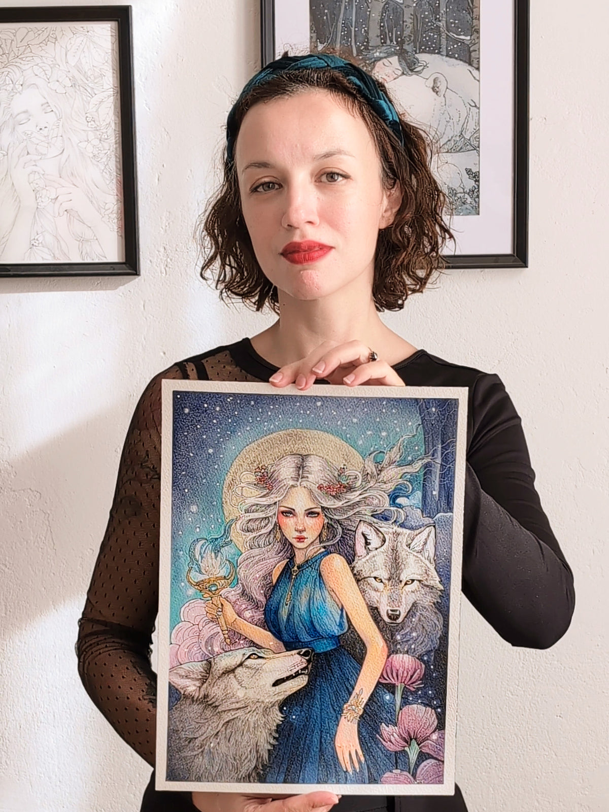 Hekate – Original Watercolor Painting